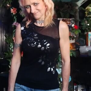 Lipsy Limited London Foiled Sleeveless Blouse